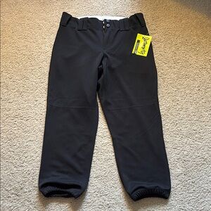 NWT Intensity Women’s Softball Pants - Black - Size S
